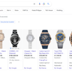 luxury watch SERPS